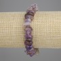 Amethyst Chip Bracelet, 6-9-16×3-6 mm, +-, length 18 cm +