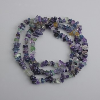 Fluorite Beads - Chip Shape, diameter 5-12×3-6, 5mm±, length 78cm ±