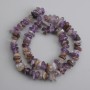 Amethyst Quartz Bead Chip, diameter 6-9-16×3-6mm+-, length 39cm +
