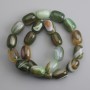 Agate Barrel Beads, diameter 17-18×13 mm +-, length 39 cm +