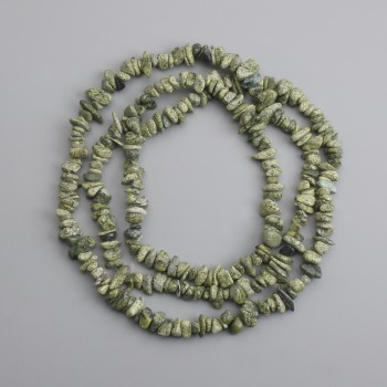 Tiger's Eye Beads Chip, 6-14×1.5-4mm, length 76 cm