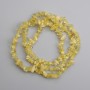 Citrine chips beads, diameter 6-12×4-6mm, length 75cm +