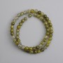 Agate Dragon's Veins Beads Round 6mm, 37cm strand