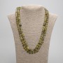 Long Necklace Agate Dragon's Venom Smooth Bead, diameter 8mm±, length 120cm ±