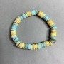 Shell Bracelet Scarca (Scafarka) Rondel, 8x2mm diameter, stretchy 18cm