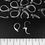 (14x10mm) Earring Findings (Ear Wires) "French" Lock, 250 +/- Pairs