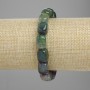 Agate bracelet baroque 11-13, 5x8, 5-9mm+-, length 18cm+- stretch