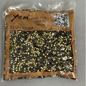 Black rhinestones, stone color black, diameter 4 mm +- pack /75 g (+ -)