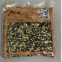 Black rhinestones, stone color black, diameter 4 mm +- pack /75 g (+ -)