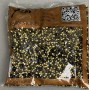 Black rhinestones, stone beads, diameter 3 mm +- pack /105 g (+ -)