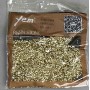 Yellow rhinestones, 2 mm diameter ±, pack /30 g (+/-)