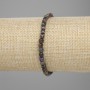Tourmaline bracelet faceted cube 4x4mm+-, length 18cm+- stretch
