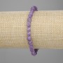 Amethyst bracelet faceted rhombus, diameter 6x5mm +- , length 18cm +- stretch