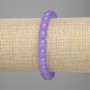 Lavender Amethyst bracelet, smooth bead, diameter 8mm+-, length 18cm+- stretch