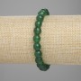 Chrysoprase bracelet, faceted round bead, diameter 8mm±, length 18cm± stretch