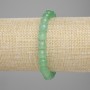 Jade bracelet faceted round bead, diameter 8 mm +- , length 18 cm +- stretch