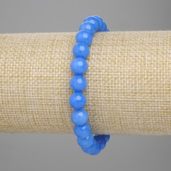 Apatite bracelet smooth bead, diameter 8mm+- , length 18cm+- stretch
