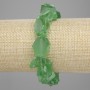 Bracelet Tinted Quartz, Unprocessed Natural Stone, diameter 8-17x11-16mm +-, length 18cm +-, stretch