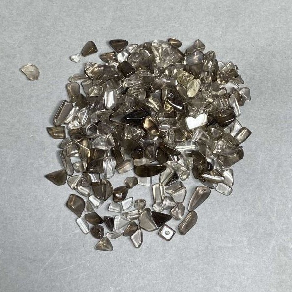 Natural stone Rauchtopaz chip without a hole 2-12x3-5 mm+- (per 100 g+-)