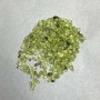Natural chrysolite stone chip without a hole 2-4x2-3 mm+- (per 100 g +- )