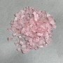 Natural stone Rose Quartz chip without a hole 6-16x4-8mm+- (per 100g+-)