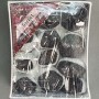 Garnet souvenir stone, assorted sizes (price per box), 9x8 cm+