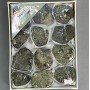 Souvenir stone Epidote assorted sizes (price per box) 17x13 cm +
