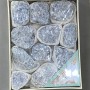 Calcite souvenir stone assorted sizes (price per box) 17x13cm+