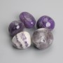 Amethyst souvenir stone Chevron tumbled 22-25×20-23 mm (+-) packaged 100 g (Price per 100 g)