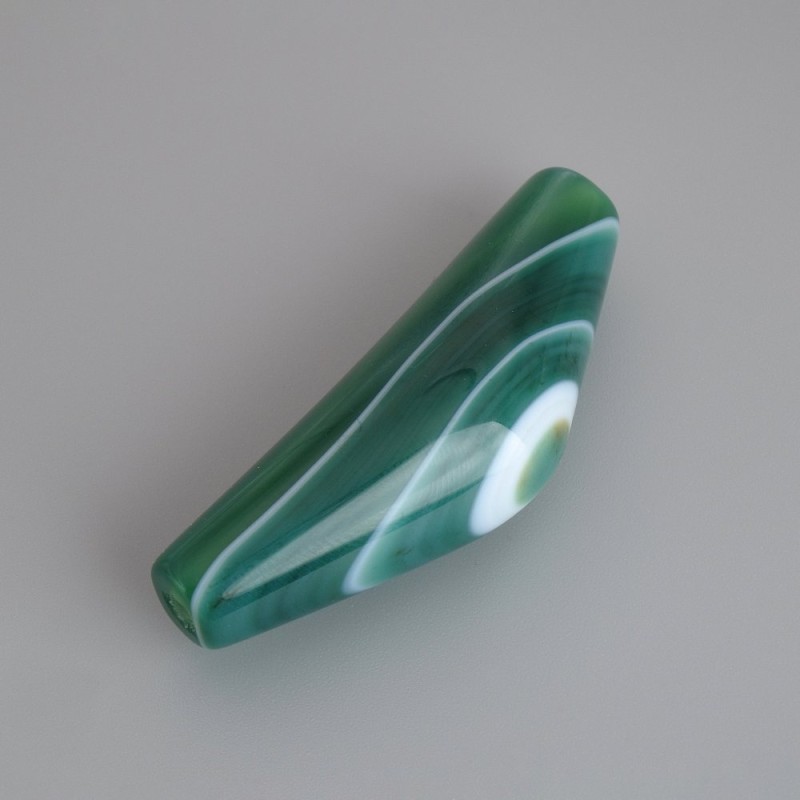 Price for 1 pc. Agate natural stone bead insert 43-50×16-19 mm ± (assorted sizes)