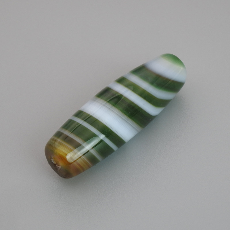 Price per 1 pc. Bead-insert natural stone Agate 34-36, 5x10-11mm+- (assorted size)