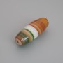 Price per 1 pc. Natural agate stone bead insert 29-34x10-11mm ± (assorted size)