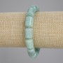 Amazonite bracelet cylinder, diameter 14x10mm +/-, length 18cm +/-, stretch