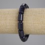 Aventurine bracelet "Night of Cairo" cylindrical beads, diameter 14x10mm +/-, length 18cm +/- stretch