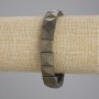 Bracelet Pyrite faceted link, diameter 11x11mm +/-, length 18cm +/- stretch