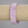 Kunzite natural stone bracelet, link, diameter 16x12mm +/-, length 18cm +/-, stretch