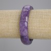 Charoite natural stone bracelet, link size 23x13, 5mm+-, length 18cm+- stretch