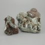 Interior souvenir stone, unpolished Seraphinite 65-95x70-95x40-60 mm +- (assorted sizes) (per 100 g +- )
