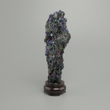 Decorative mineral souvenir, unpolished chalcopyrite on a stand 170x40-50 mm+- (assorted sizes)