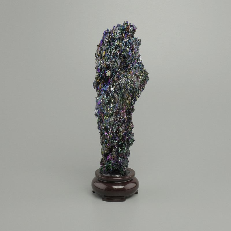 Decorative mineral souvenir, unpolished chalcopyrite on a stand 170x40-50 mm+- (assorted sizes)
