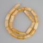 Citrine beads cylinder, diameter 17-18x8mm +-, length 40cm +/- on a thread