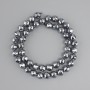 Terahertz Faceted Beads, 8 mm diameter ±, 38 cm length ± on a string