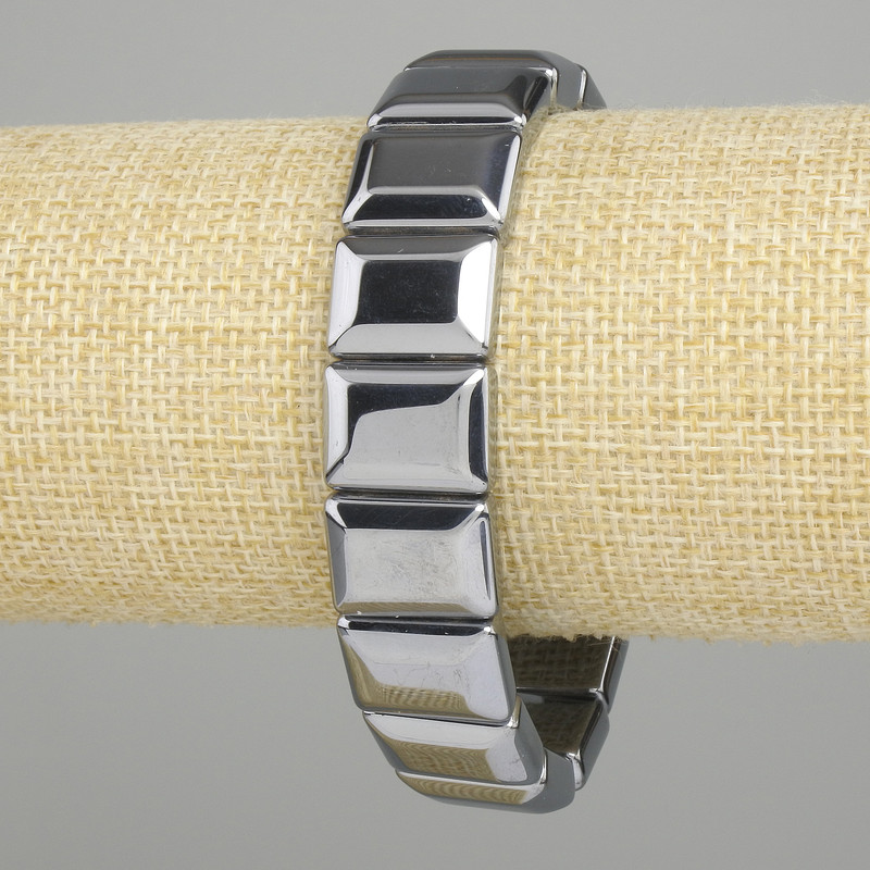 Terahertz bracelet, link 16x12mm ±, length 18cm ± stretch