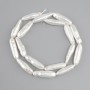 Baroque pearls with a "gasoline" undertone 24-2, 5x5, 5-7mm ±, length 39 cm ±