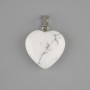 Pendant Heart Kaholong 20x20mm+-, length 28mm+-