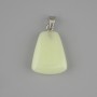 Pendant Onyx (green glow) trapezoid 17x21mm +-, length 30mm +-