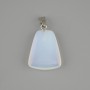 Pendant Moonstone Opalite trapezoid 17x21mm+-, length 30mm+-