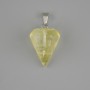 Pendant Pendulum Toned Glass 21x14x30mm +