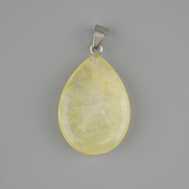 Pendant Drop Toned Glass 18×26×34mm+