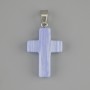 Pendant Cross Agate 25x18mm+-, length 36mm+-